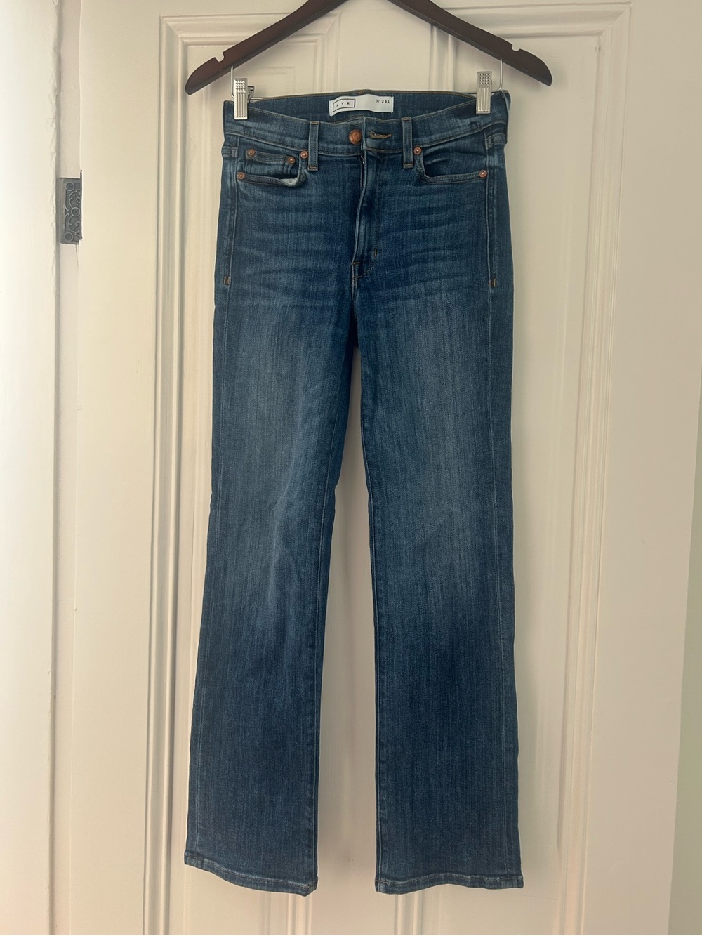 NWOT AYR The Pop straight legged jeans (size 26; color: Laid Back) - Picture 2 of 6